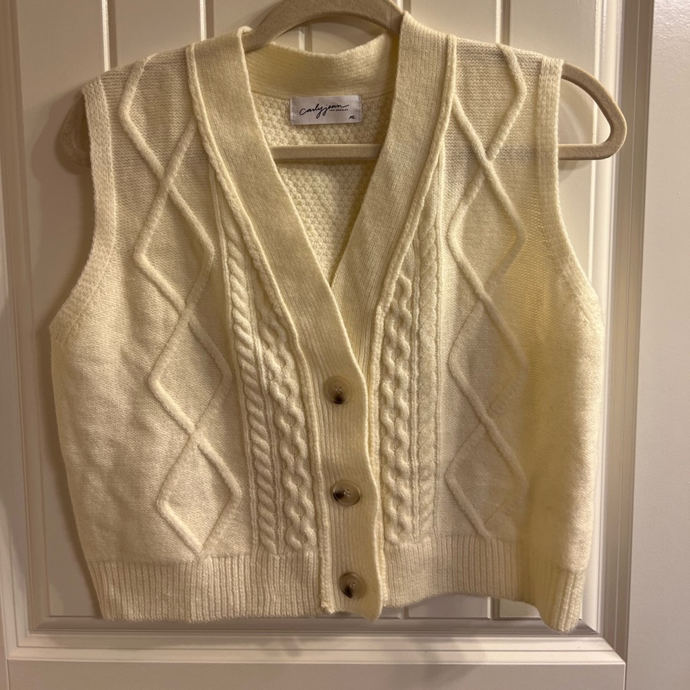 CJLA Button down sweater vest